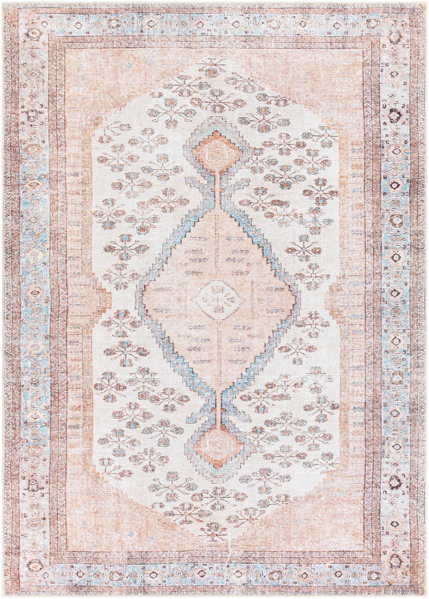 Moora Washable Area Rug - 5’3’’ x 7’3’’ Rectangle - Boutique Rugs