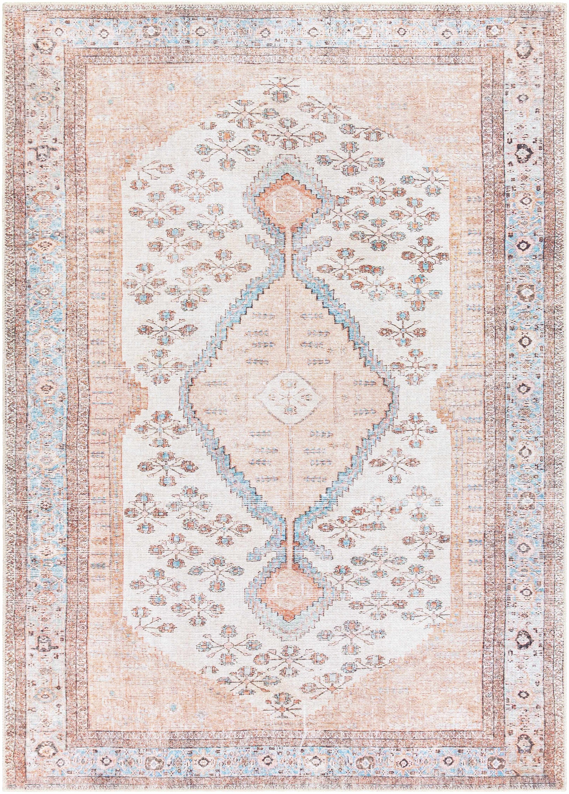 Moora Washable Area Rug - 5’3’’ x 7’3’’ Rectangle - Boutique Rugs