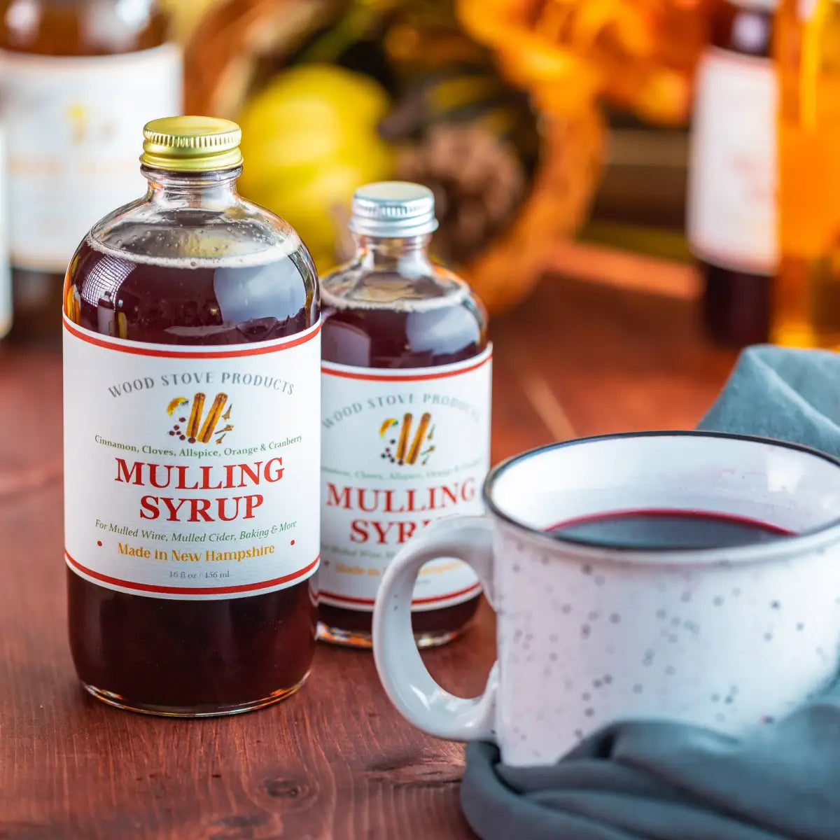 Mulling Syrup for Mulled Wine Cider Baking - Wood Stove Kitchen