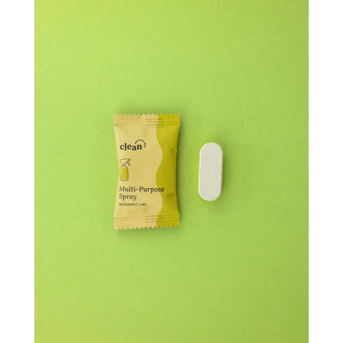 Multi-Purpose Spray - Concentrate Refill Tablet - Bergamot Lime - NATURE BEE