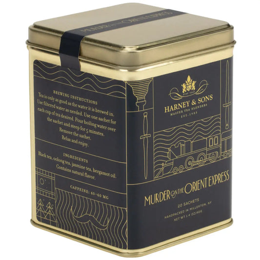 Murder on the Orient Express Blend Tea - Tin of 20 Sachets - Sachets / Tin of 20 Sachets - Harney & Sons Fine Teas