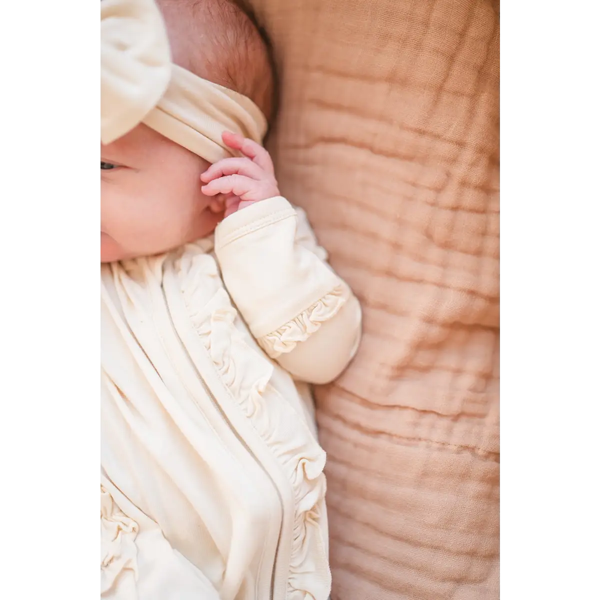 Muslin 6-Layer Blanket - Brown - Harp Angel Boutique