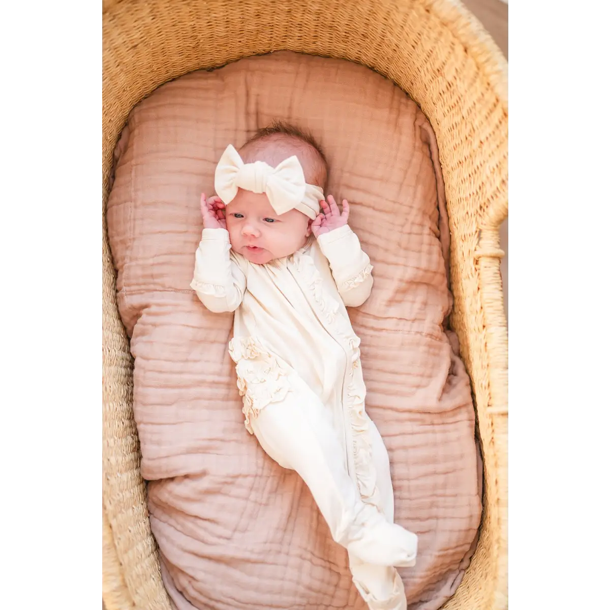 Muslin 6-Layer Blanket - Brown - Harp Angel Boutique