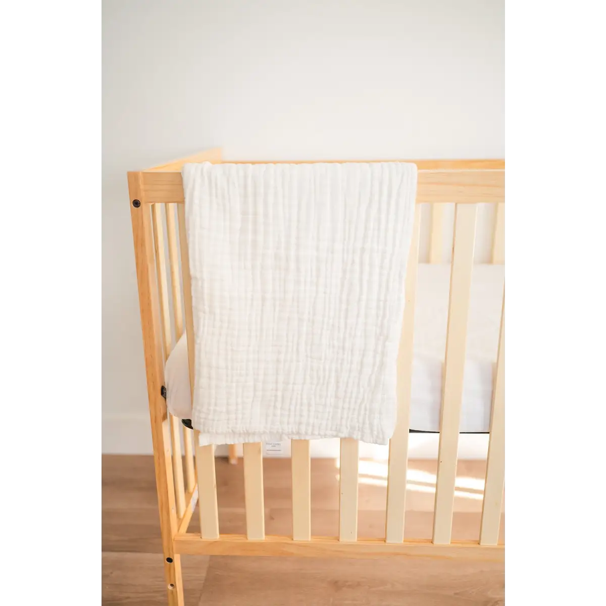Muslin 6-Layer Blanket - White - Harp Angel Boutique