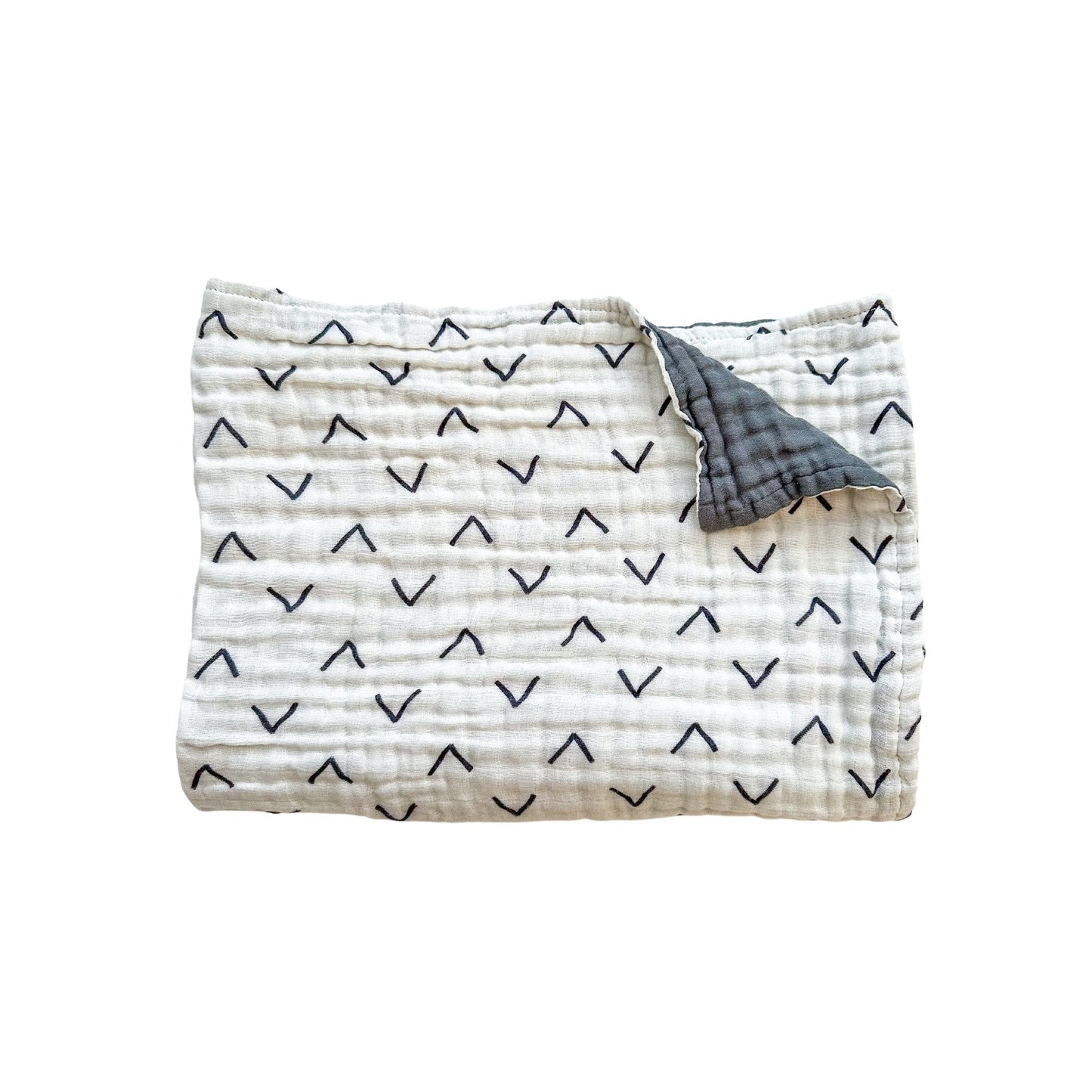 Muslin 6-Layer Blanket - Black Arrow - Harp Angel Boutique