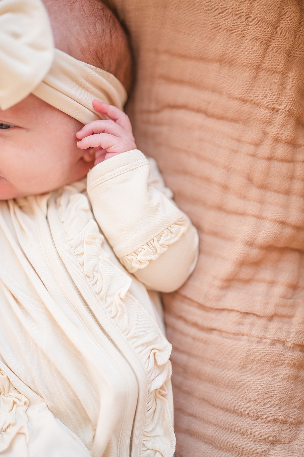 Muslin 6-Layer Blanket - Brown - Harp Angel Boutique