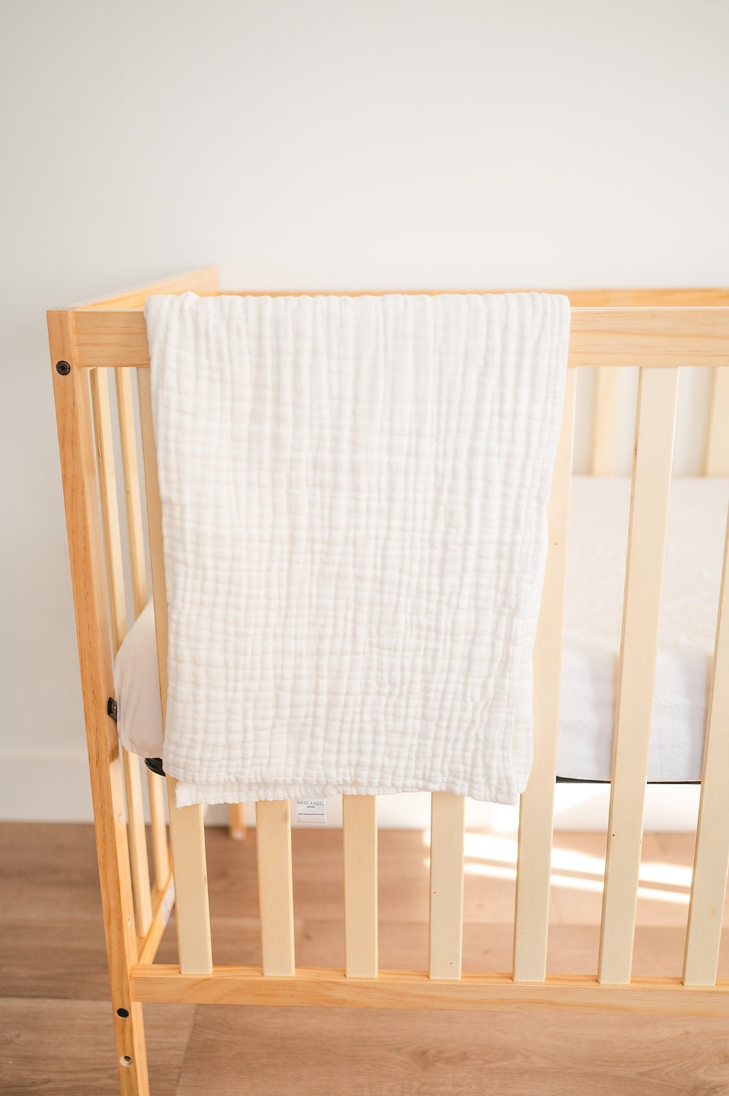 Muslin 6-Layer Blanket - White - Harp Angel Boutique