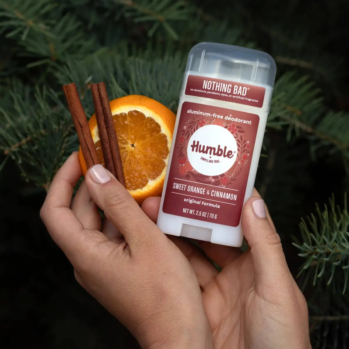 Natural Deodorant - Sweet Orange & Cinnamon - Humble Brands Inc.
