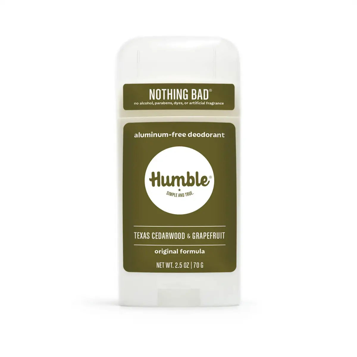 Natural Deodorant - Texas Cedarwood & Grapefruit - Humble Brands Inc.