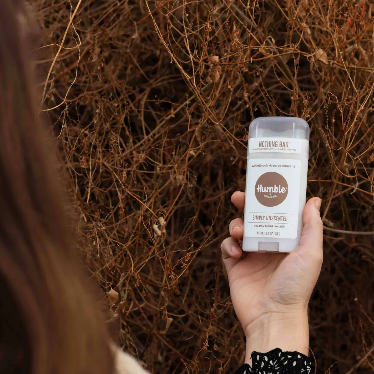 Natural Deodorant - Vegan & Sensitive - Simply Unscented - Humble Brands Inc.