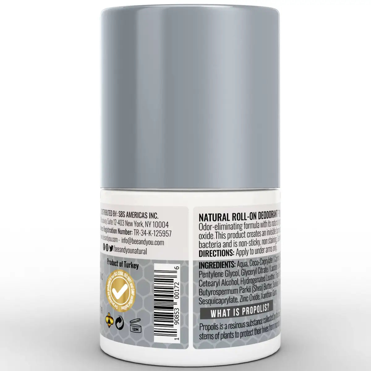 Natural Roll-on Deodorant for Men - BEE&YOU