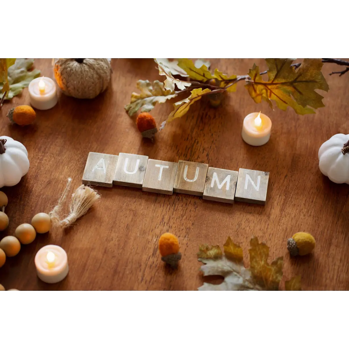 Natural Tiles Letters for Ledgie Letterboard - 70 pcs with bag - Adams & Co.