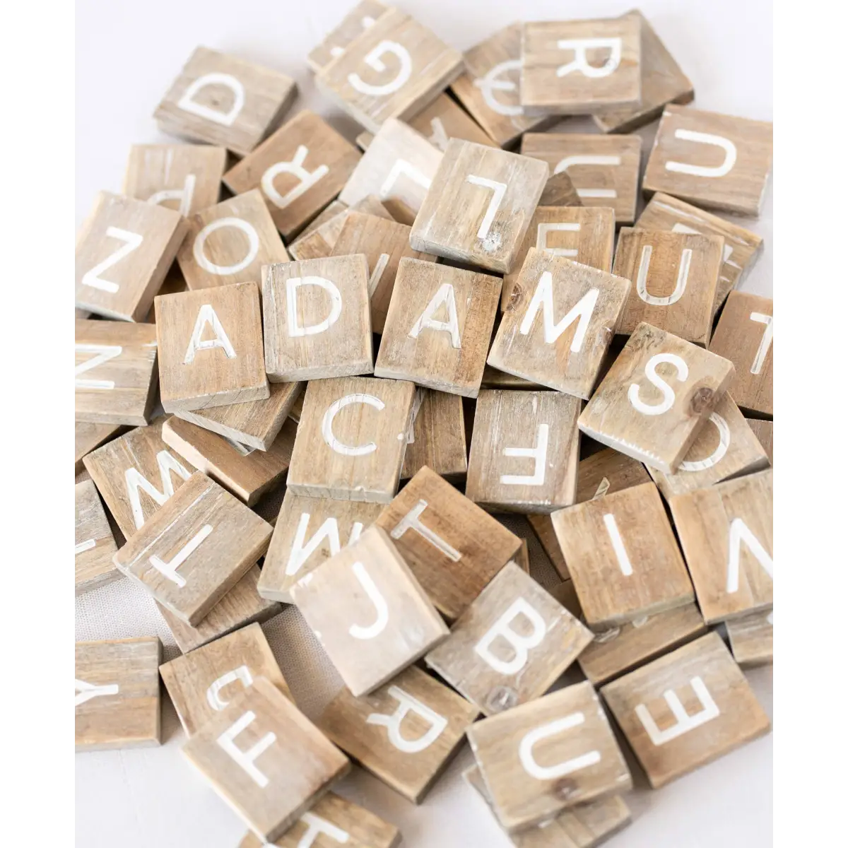 Natural Tiles Letters for Ledgie Letterboard - 70 pcs with bag - Adams & Co.