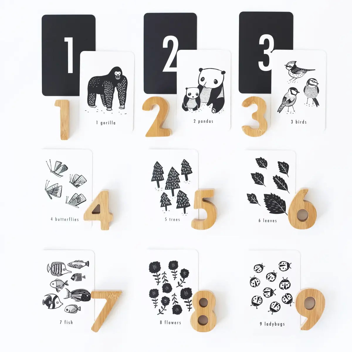 Nature Number Cards - Wee Gallery