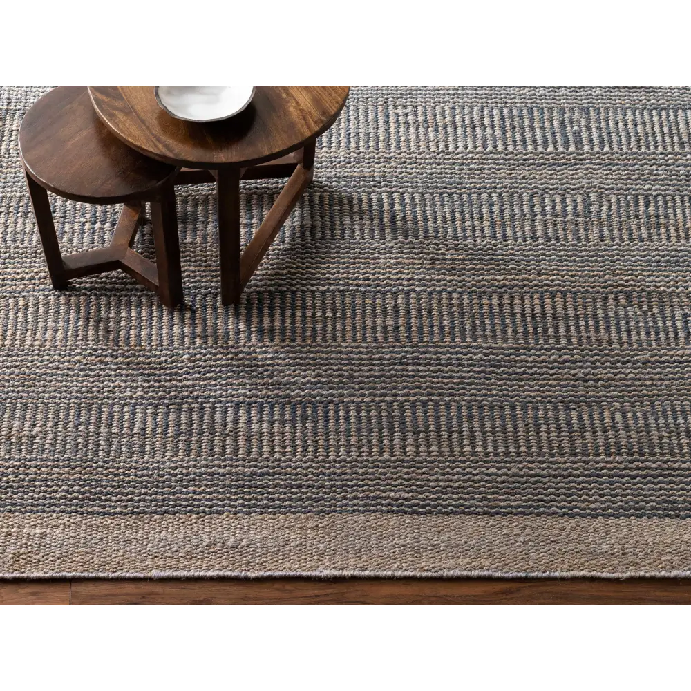 Navy Elle Jute Rug - Boutique Rugs