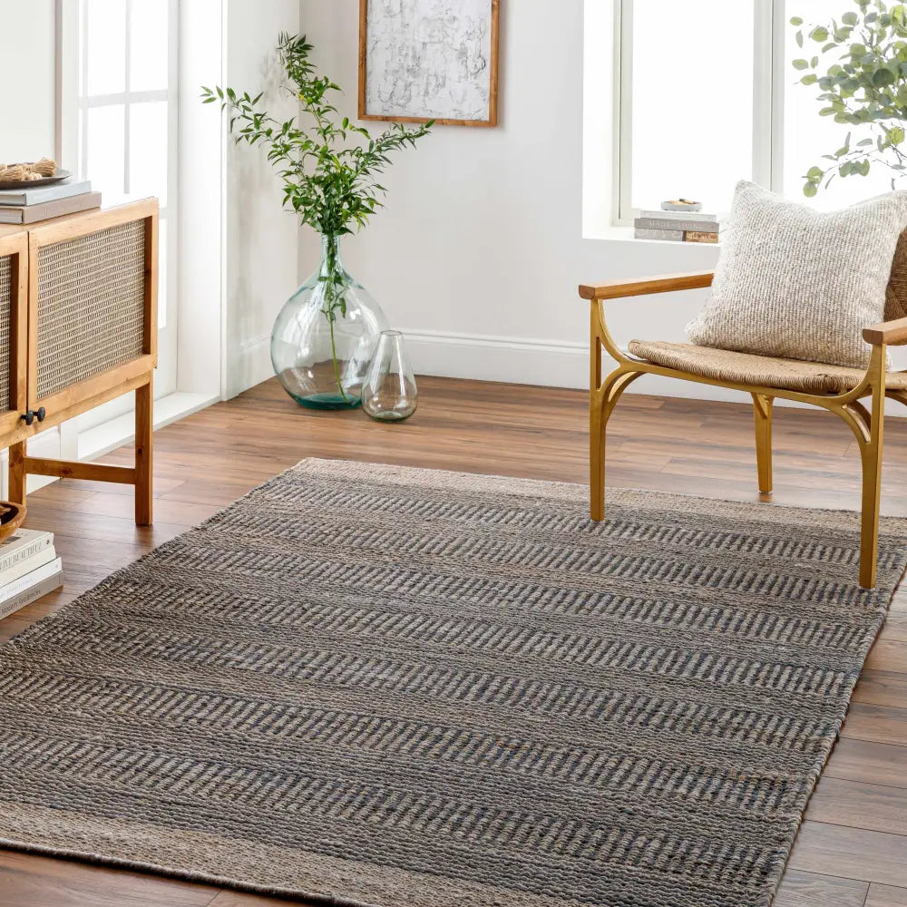 Navy Elle Jute Rug - Boutique Rugs