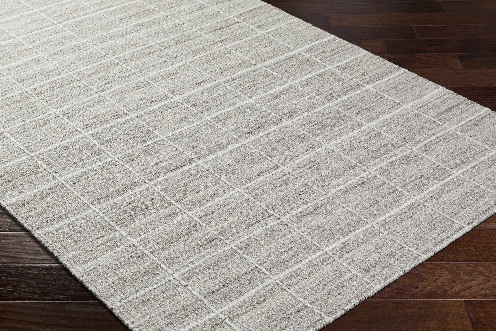 Gray Checkered Area Rug - Boutique Rugs