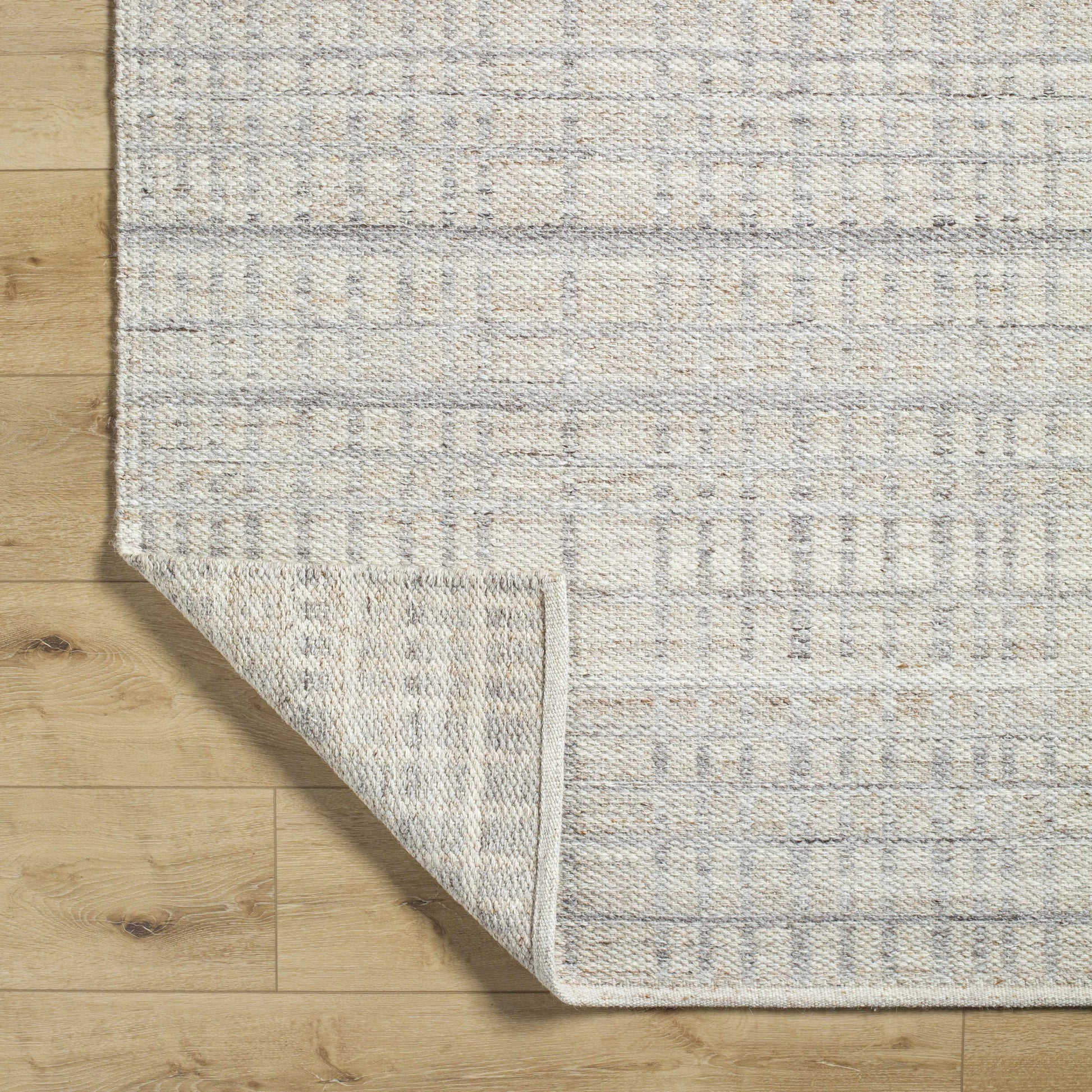 Beige Natural Wool Area Rug - Boutique Rugs