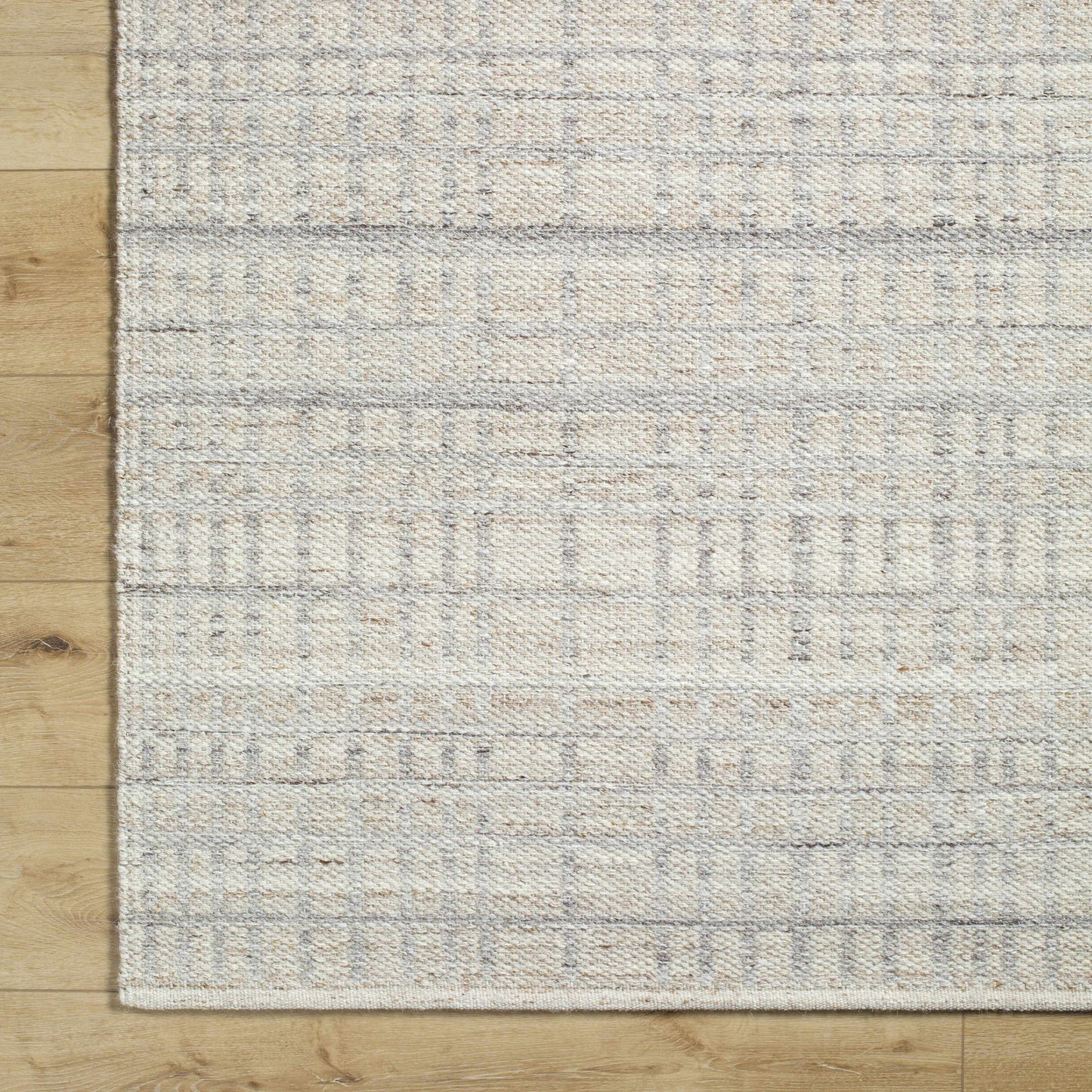 Beige Natural Wool Area Rug - Boutique Rugs