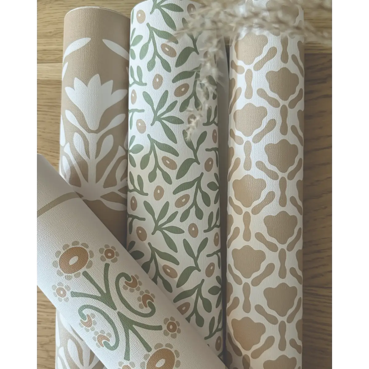 Nellie Wallpaper - Horizontal Block Print - by Heights Design Studio - Loomwell Home Goods