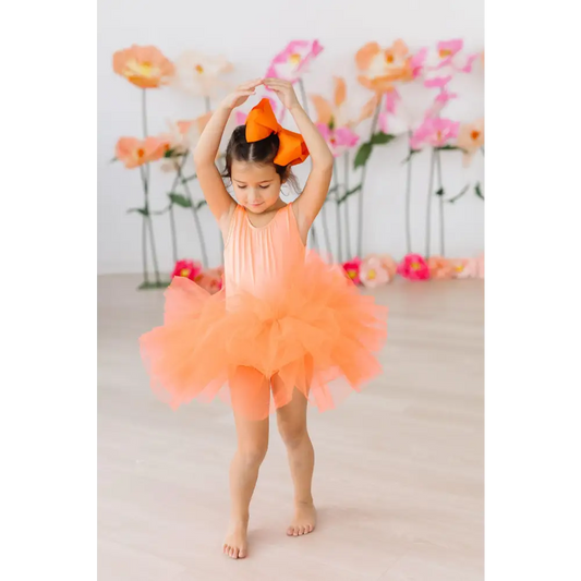 Neon Coral Tank Tutu Leotard - Mila & Rose ®