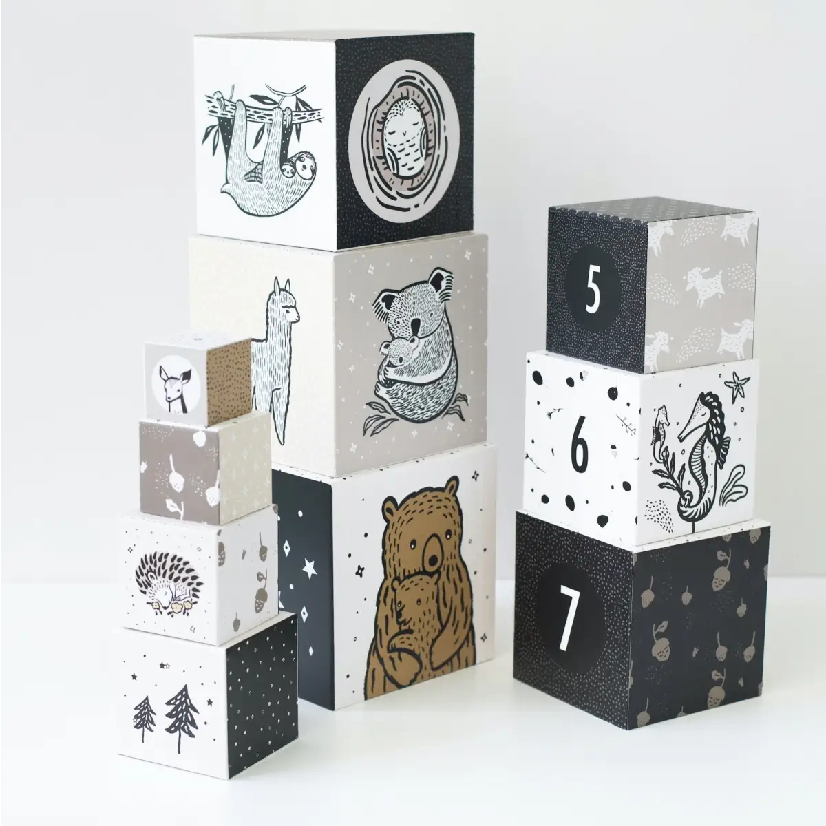 Nesting Blocks - Baby Animals - Wee Gallery