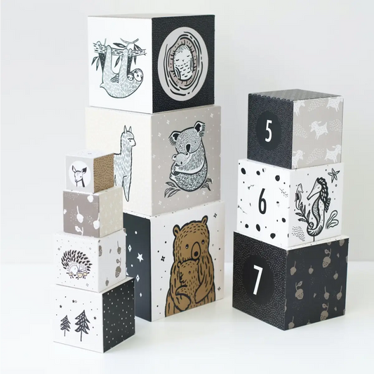 Nesting Blocks - Baby Animals - Wee Gallery