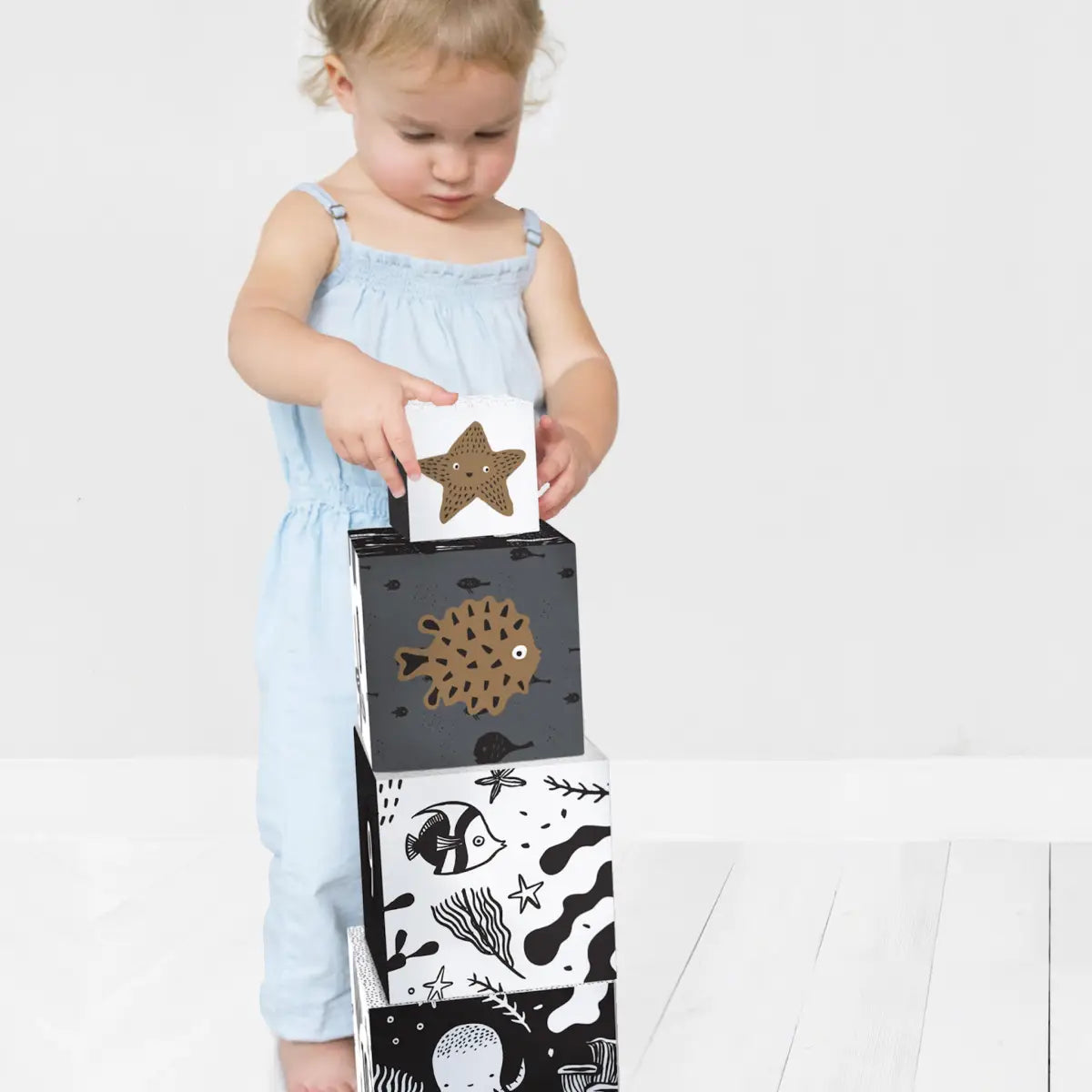 Nesting Blocks - Ocean Animals - Wee Gallery