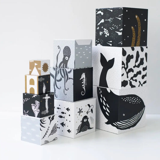 Nesting Blocks - Ocean Animals - Wee Gallery