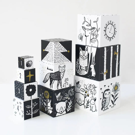 Nesting Blocks - Woodland Numbers - Wee Gallery