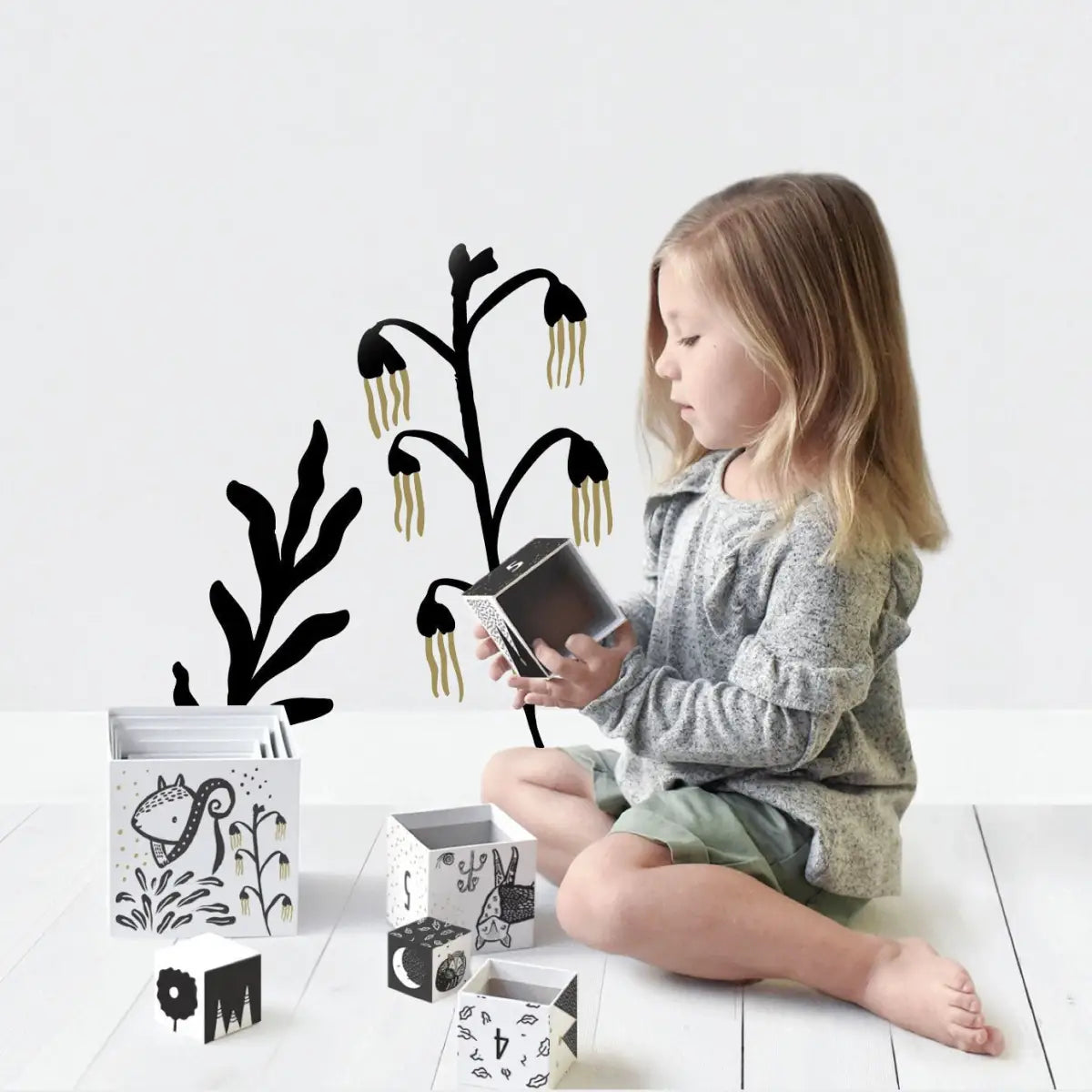 Nesting Blocks - Woodland Numbers - Wee Gallery