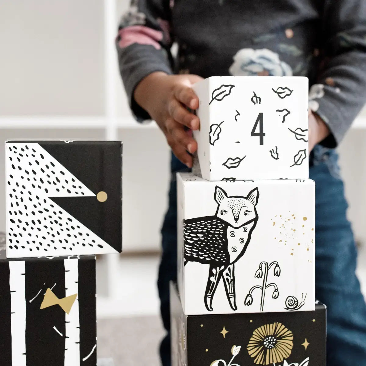 Nesting Blocks - Woodland Numbers - Wee Gallery