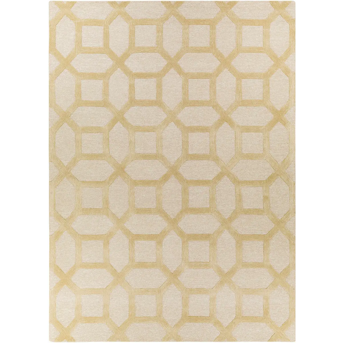 Neutral Trellis Area Rug - 8’ x 11’ Rectangle - Boutique Rugs