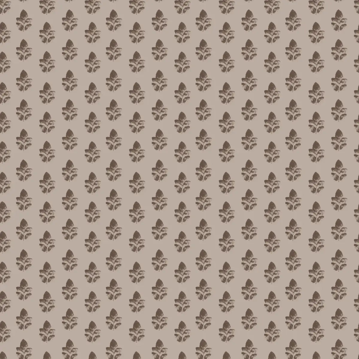 Neve Wallpaper - Block Print - by Ana Goldar Design - Sample 1 foot by 1 foot / Brown - Loomwell Home Goods