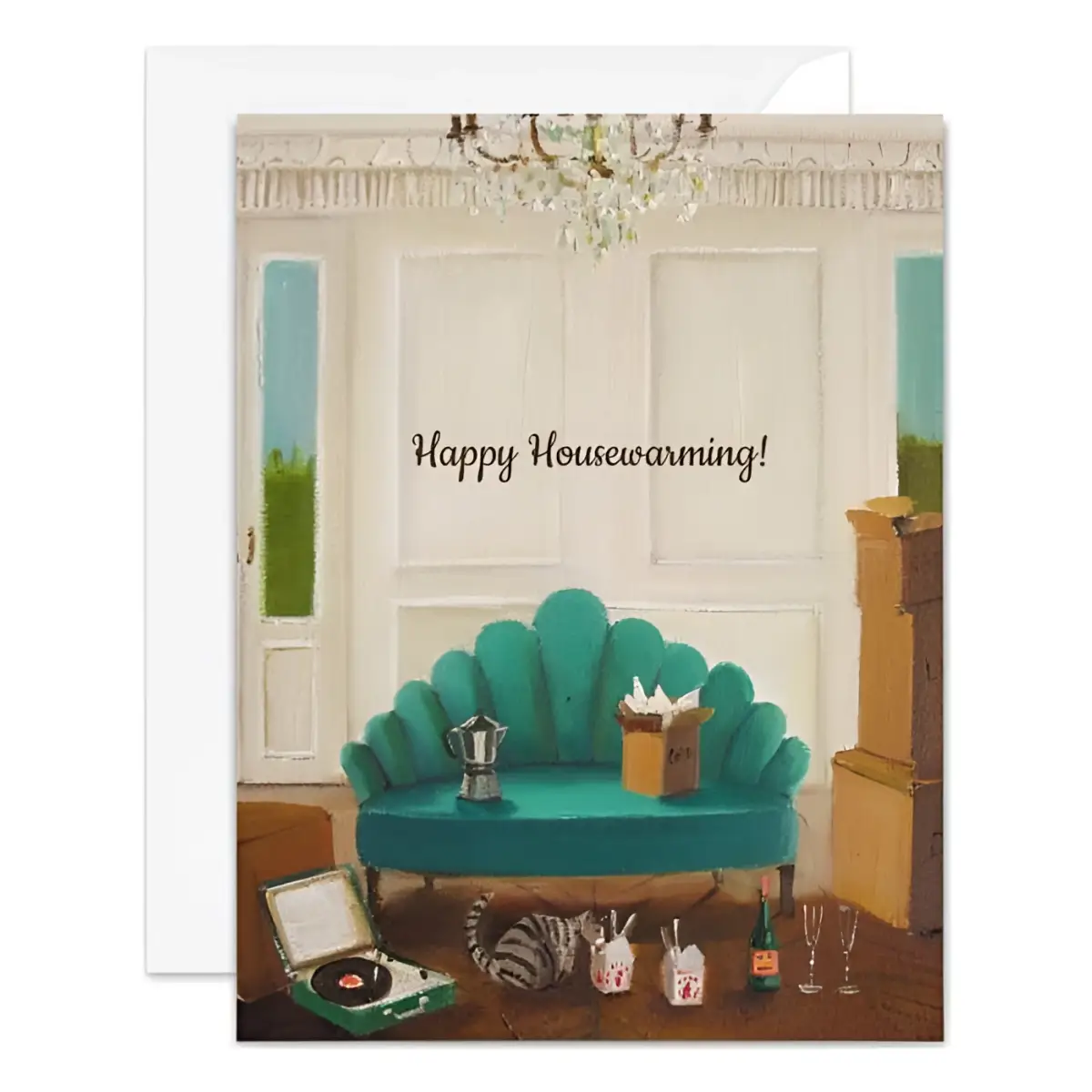 New Home Card - Happy Housewarming - Janet Hill - JANET HILL STUDIO
