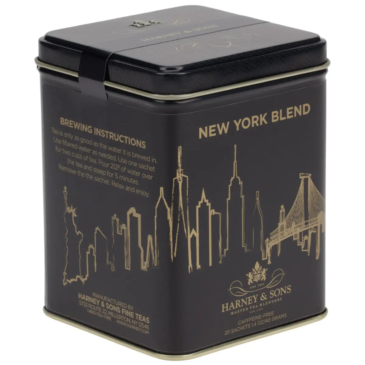 New York Blend Tea - Tin of 20 Sachets - Sachets / Tin of 20 Sachets - Harney & Sons Fine Teas