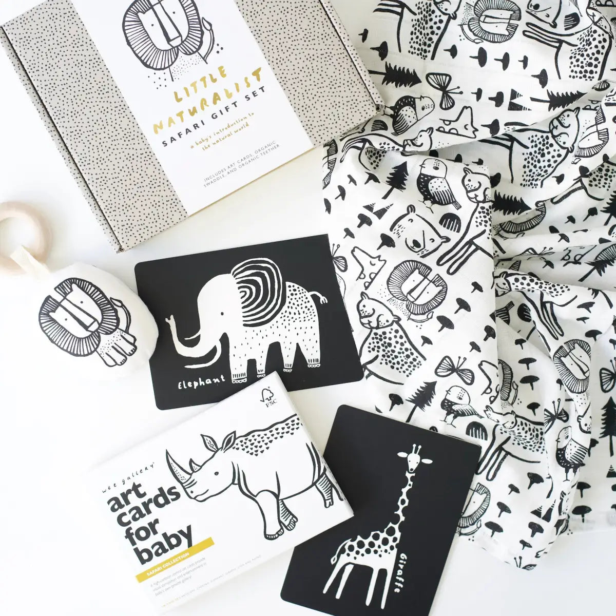 Newborn Baby Gift Set - Safari - Wee Gallery