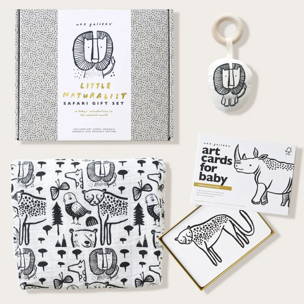 Newborn Baby Gift Set - Safari - Wee Gallery