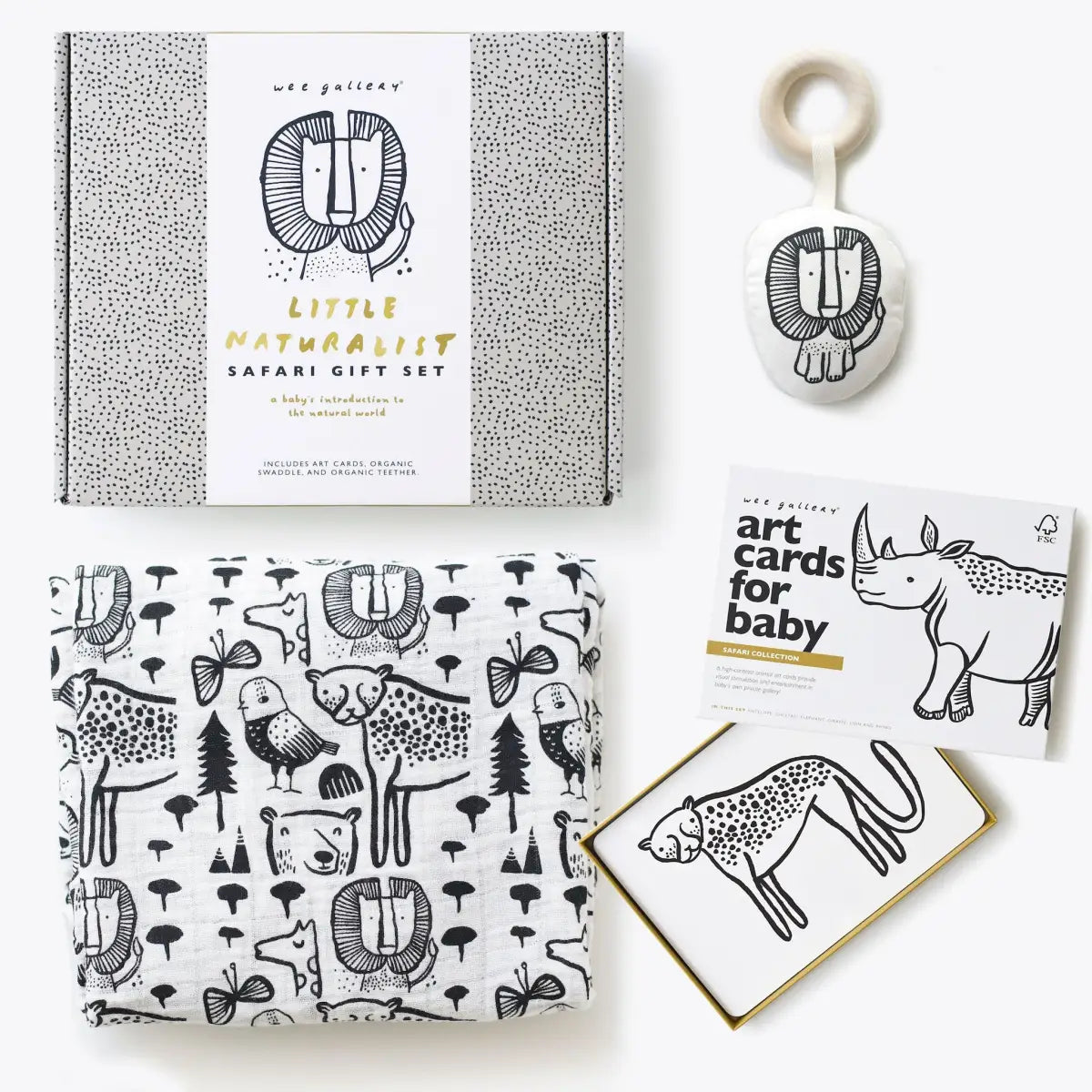 Newborn Baby Gift Set - Safari - Wee Gallery