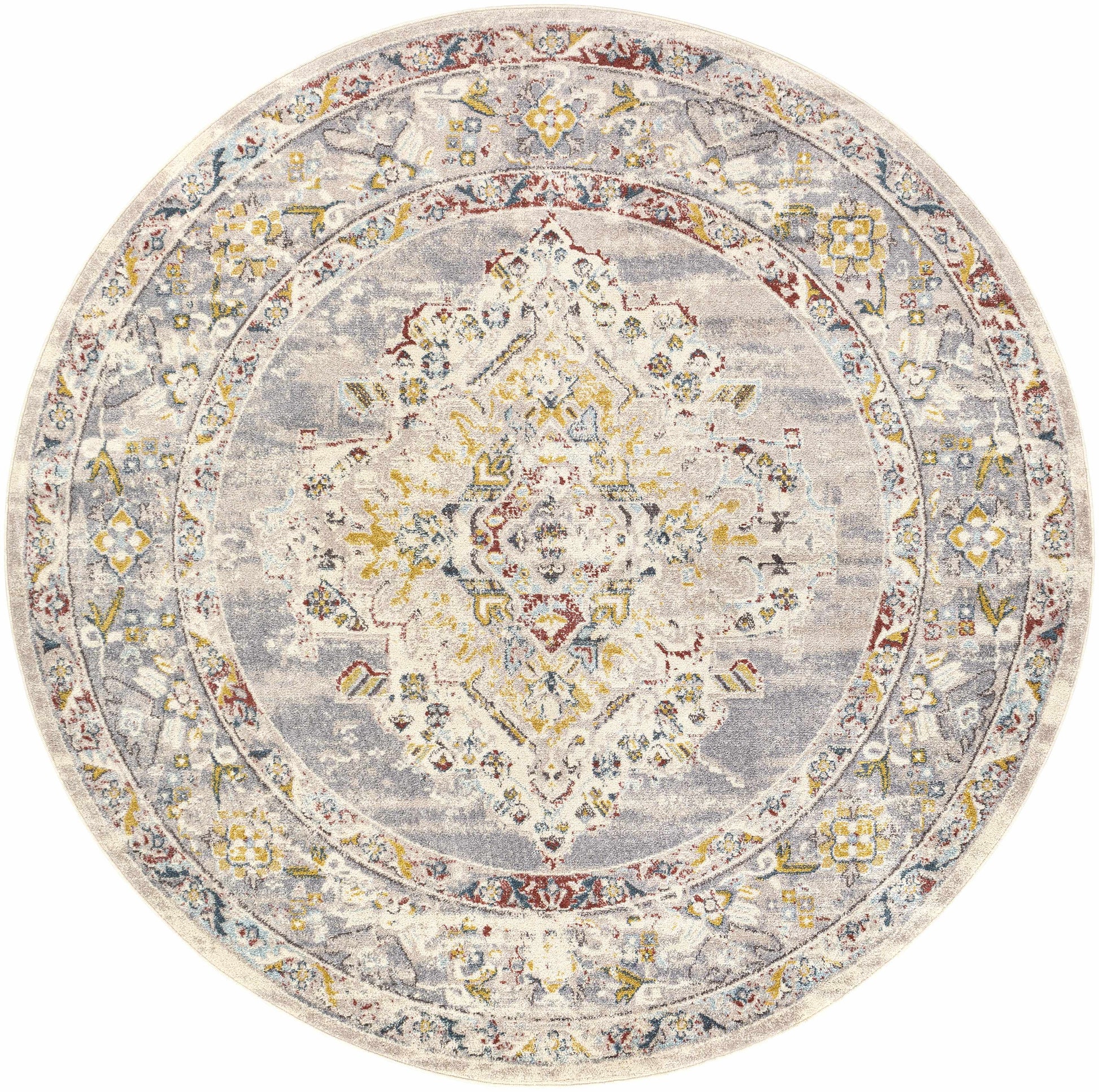 Newkirk Area Rug - 7’10’’ Round - Boutique Rugs