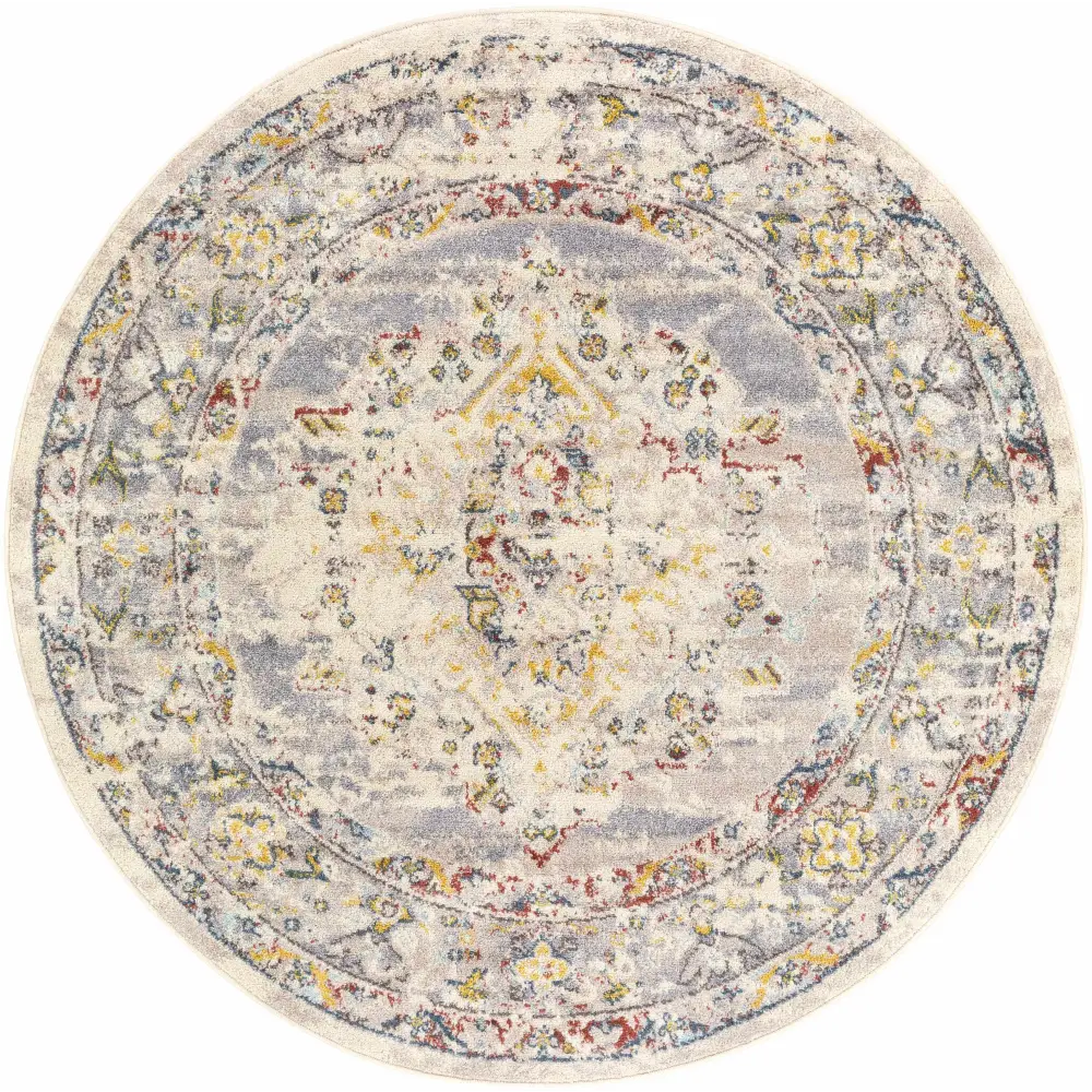 Newkirk Area Rug - 5’3’’ Round - Boutique Rugs