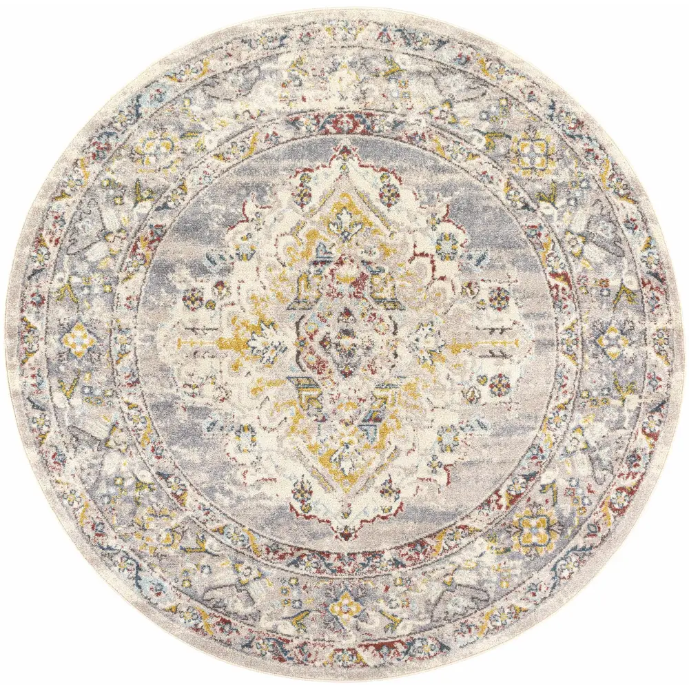 Newkirk Area Rug - 6’7’’ Round - Boutique Rugs