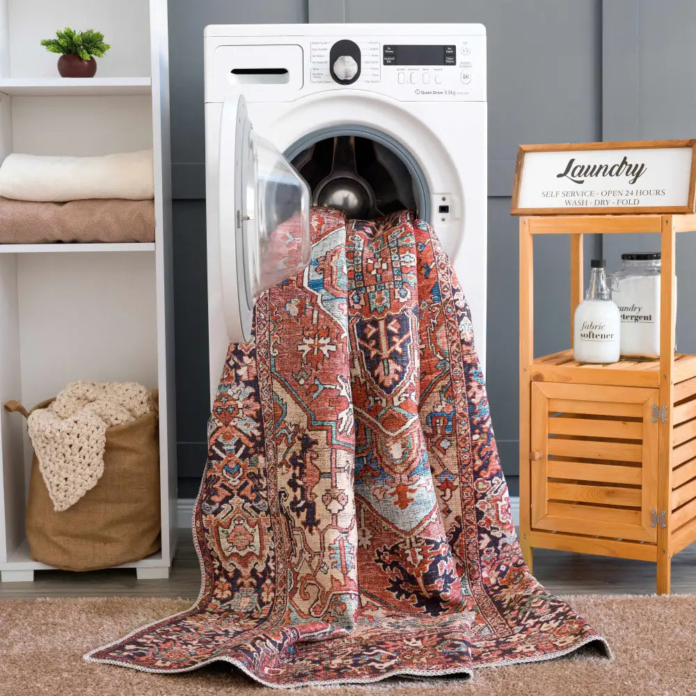 Neyland Washable Area Rug - 5’ x 7’6’’ Rectangle - Boutique Rugs