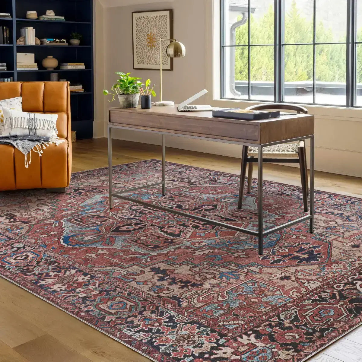 Neyland Washable Area Rug - 9’ x 12’ Rectangle - Boutique Rugs