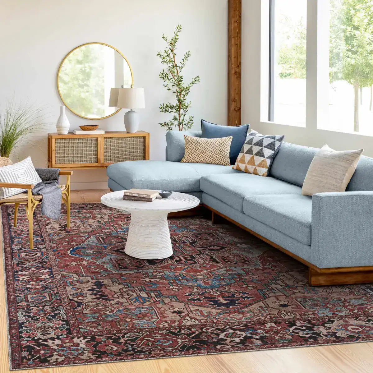 Neyland Washable Area Rug - Boutique Rugs