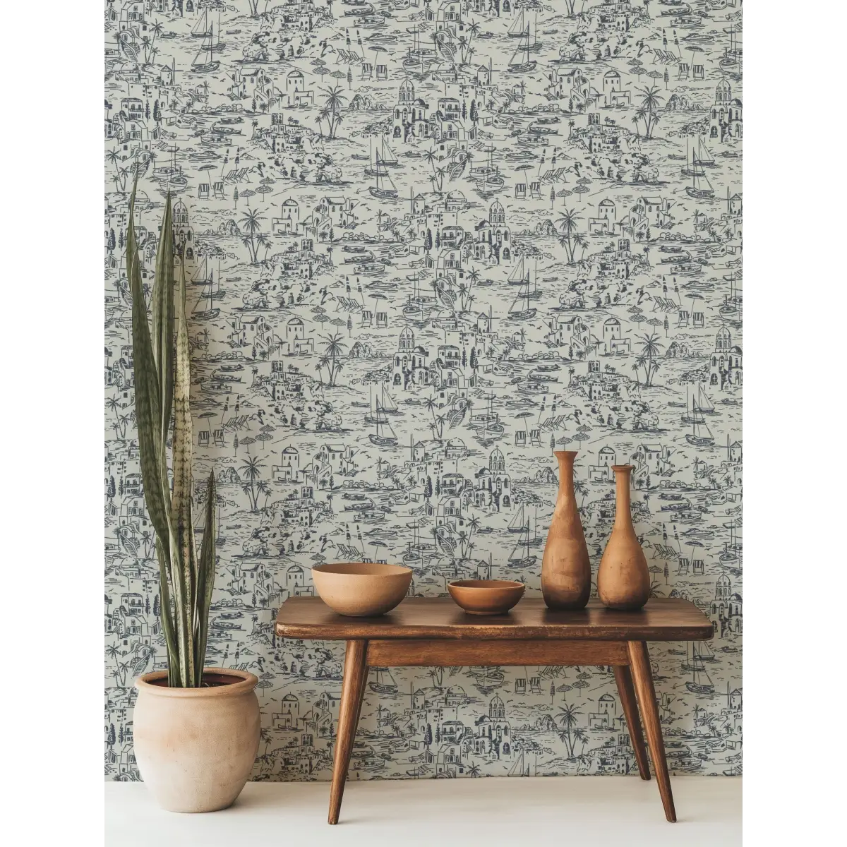 Nico Wallpaper - Vacation in Greece - by Hufton Studio - Loomwell Home Goods
