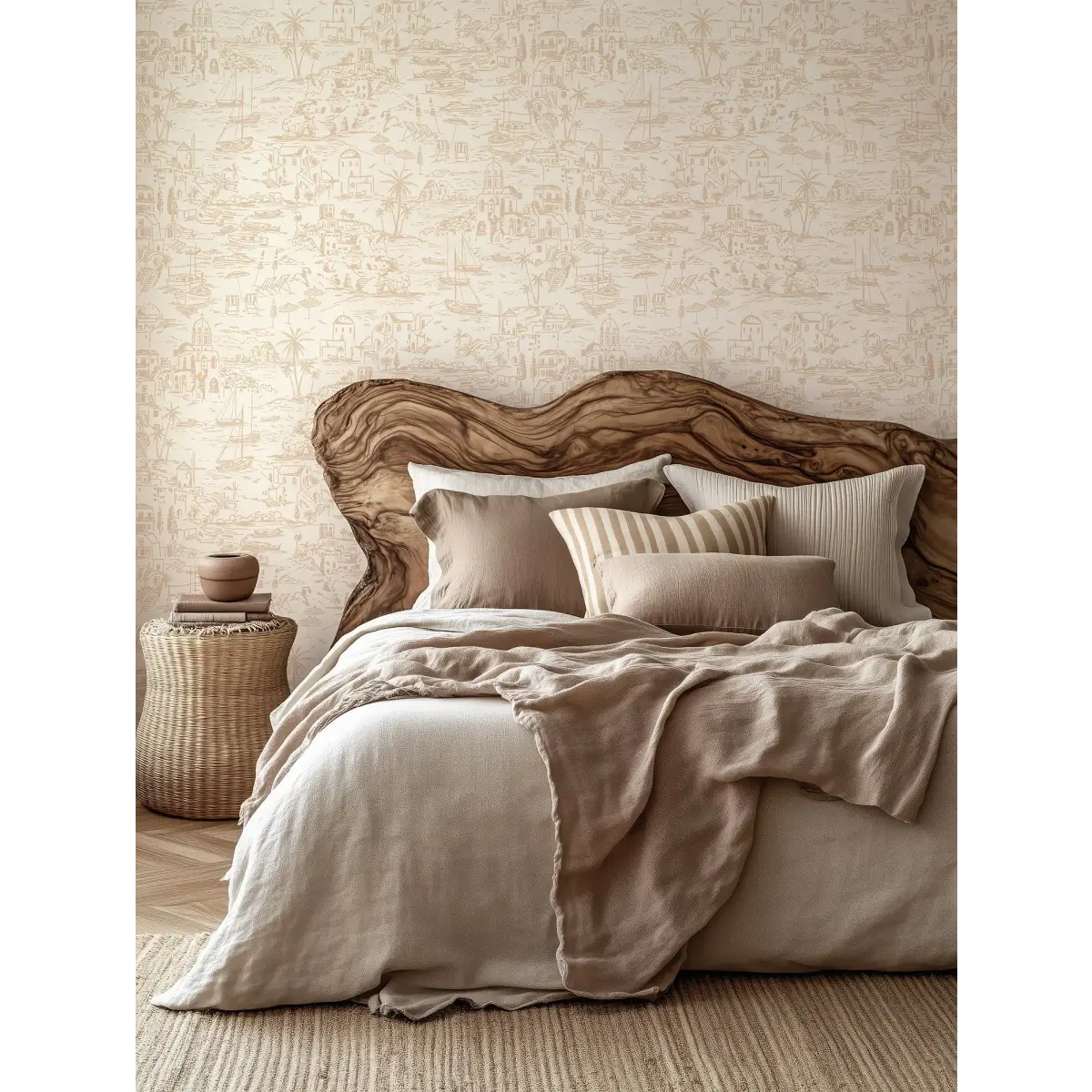 Nico Wallpaper - Vacation in Greece - by Hufton Studio - Loomwell Home Goods