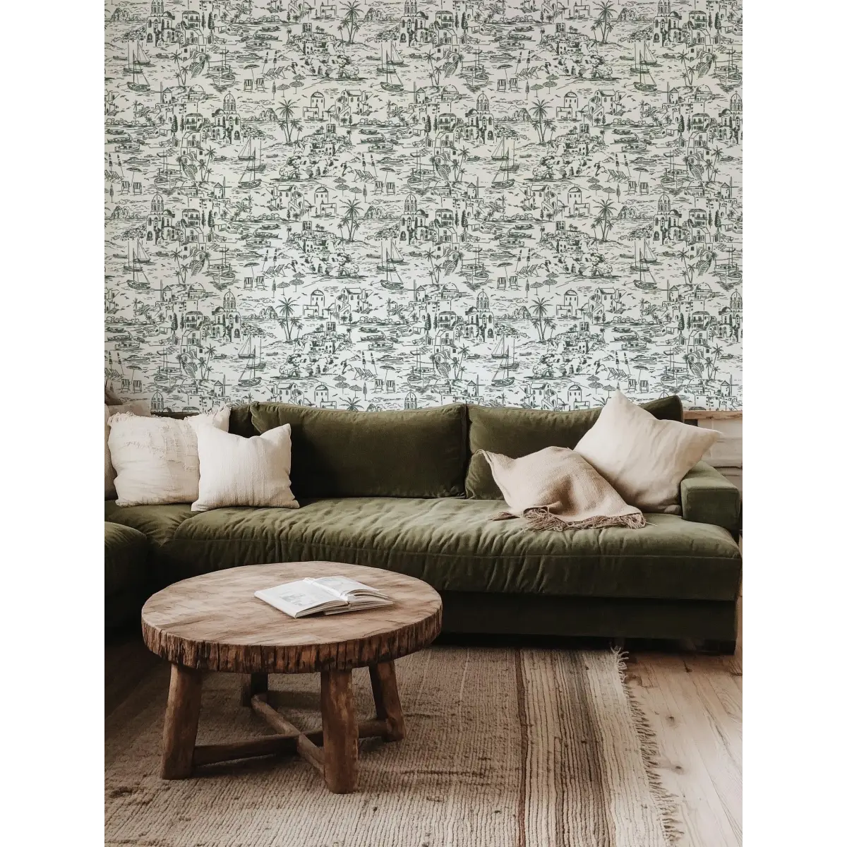 Nico Wallpaper - Vacation in Greece - by Hufton Studio - Loomwell Home Goods
