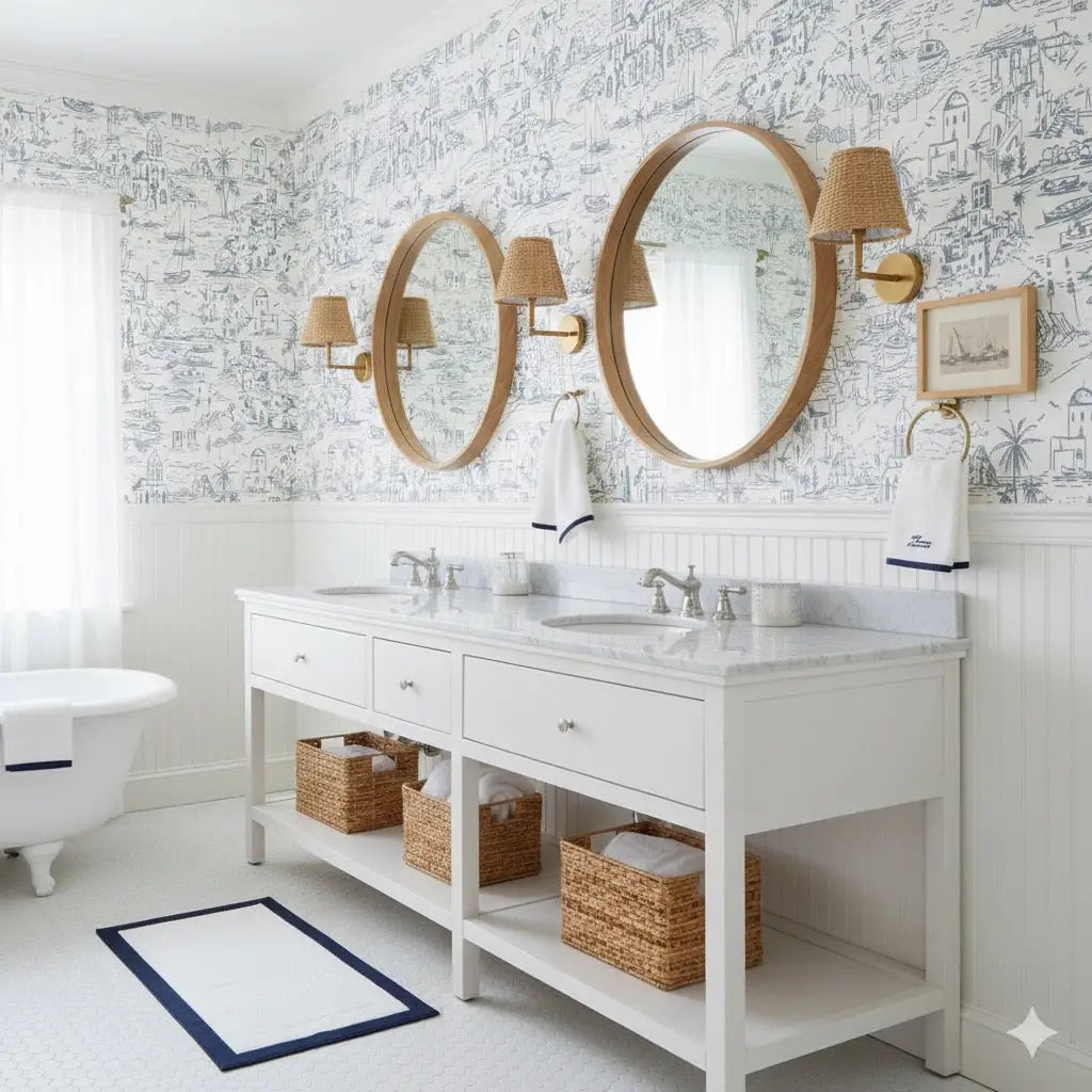Nico Wallpaper - Vacation in Greece - by Hufton Studio - Loomwell Home Goods