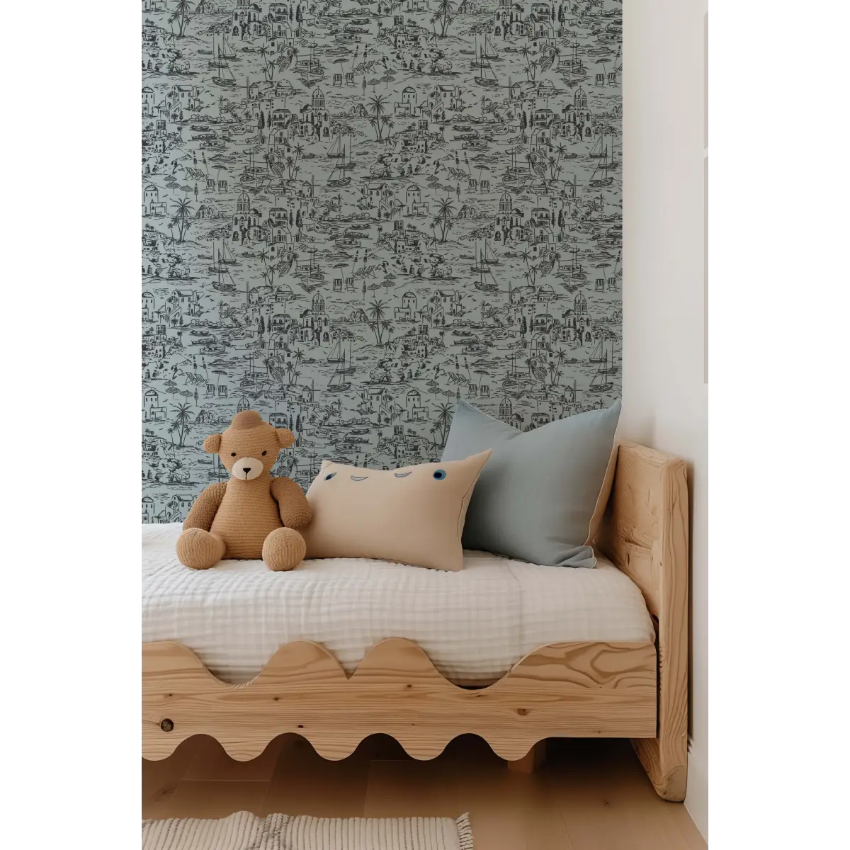 Nico Wallpaper - Vacation in Greece - by Hufton Studio - Loomwell Home Goods